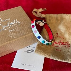 NWT Christian Louboutin spiked bracelet